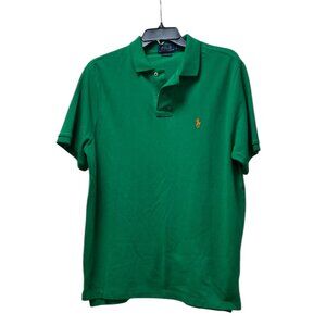 Green Polo Shirt by Ralph Lauren, Men Large, Classic Fit